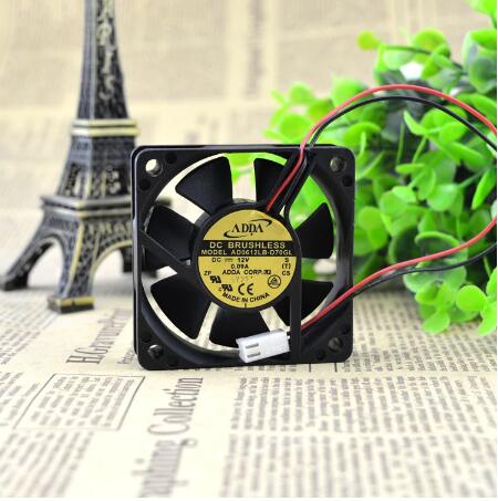 Original ADDA AD0612LB-D70GL Cooling Fan 12V 0.09A 1.08W 2wires AD0612LB-D70GL Fans